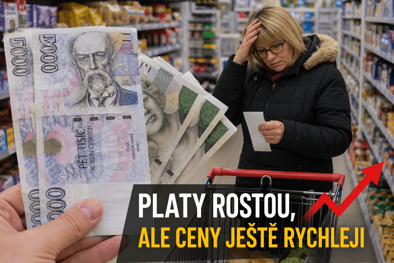PLATOVÝ ŠOK V ČESKU: Češi vydělávají nejvíc v historii, ale proč si tolik lidí připadá chudších než před 10 lety?!