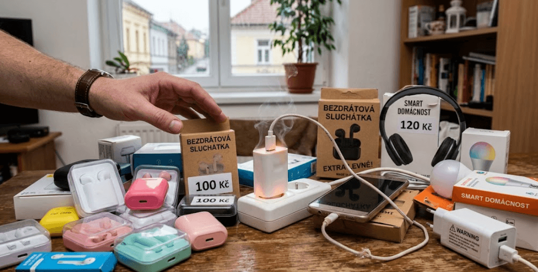 Elektronika z čínských eshopů: Nákup podezřele levných sluchátek a nabíječek se může prodražit