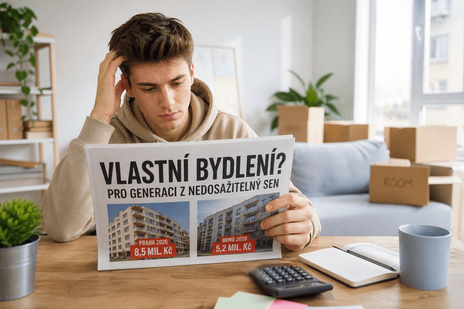 Gen-Z odsouzena k nájmu: Vlastní bydlení se stává luxusem pro vyvolené. Byt v Praze stojí tolik, že mladí mohou rovnou rezignovat